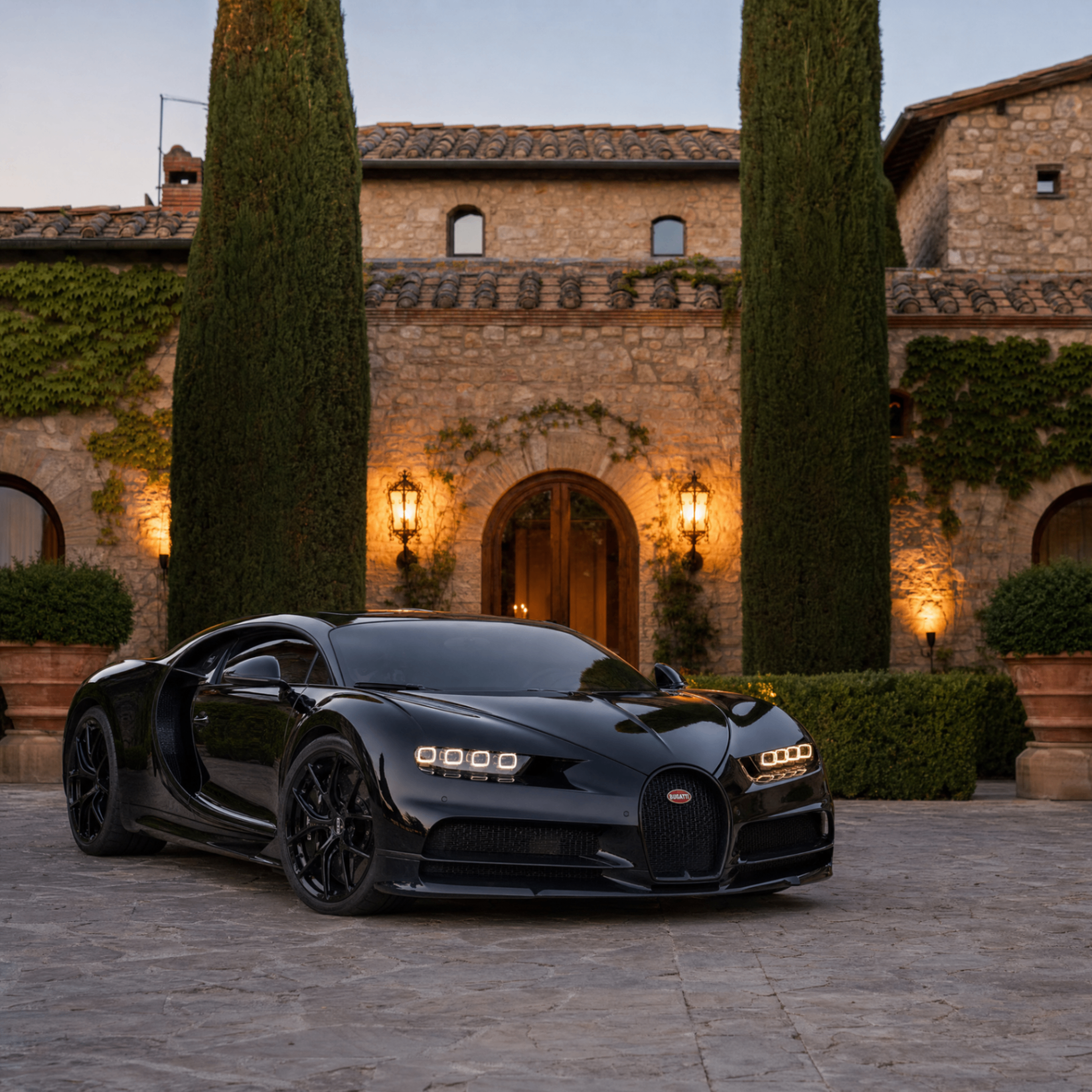Bugatti Chiron — Tuscan Villa